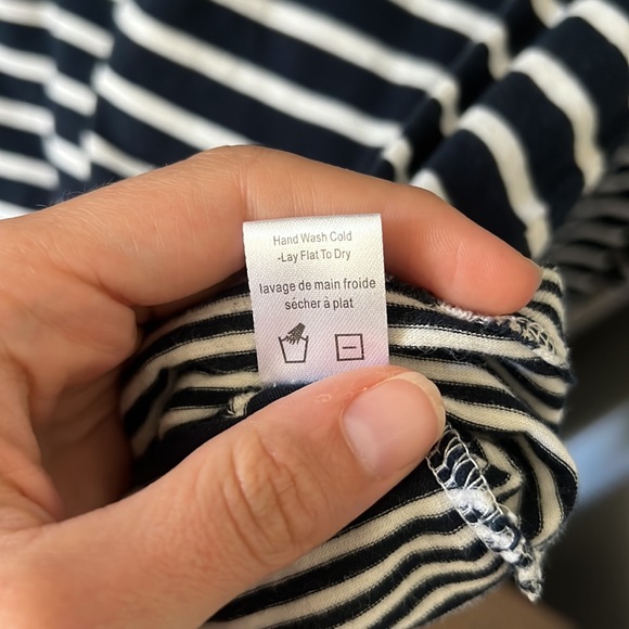 Anthropologie One September quarter length sleeve color block shirt size small - Picture 7 of 7